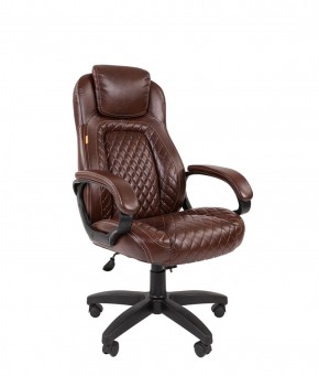 Кресло для руководителя  CHAIRMAN 432 (Экокожа коричневая) в Коротчаево - korotchaevo.ok-mebel.com | фото 1