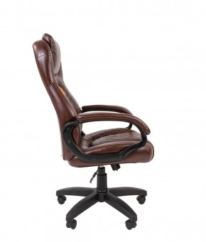 Кресло для руководителя  CHAIRMAN 432 (Экокожа коричневая) в Коротчаево - korotchaevo.ok-mebel.com | фото 3