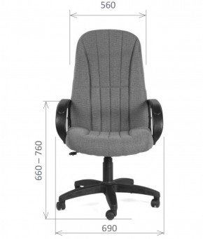 Кресло для руководителя  CHAIRMAN 685 СТ (ткань стандарт 10-356 черная) в Коротчаево - korotchaevo.ok-mebel.com | фото 5