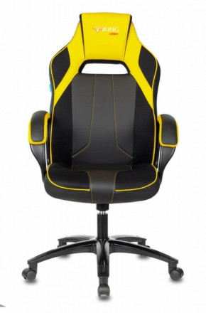 Кресло игровое Бюрократ VIKING 2 AERO YELLOW черный/желтый в Коротчаево - korotchaevo.ok-mebel.com | фото 2
