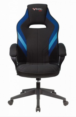 Кресло игровое Бюрократ VIKING 3 AERO BLUE черный/синий в Коротчаево - korotchaevo.ok-mebel.com | фото 2