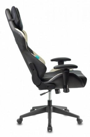 Кресло игровое Бюрократ VIKING 5 AERO WHITE черный/белый в Коротчаево - korotchaevo.ok-mebel.com | фото 2