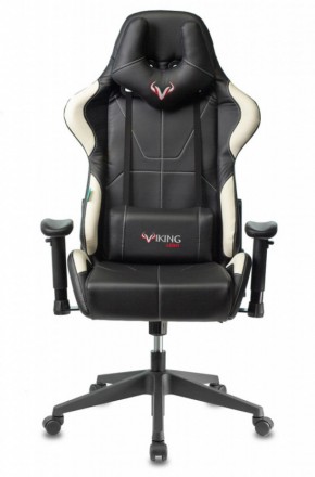 Кресло игровое Бюрократ VIKING 5 AERO WHITE черный/белый в Коротчаево - korotchaevo.ok-mebel.com | фото 3