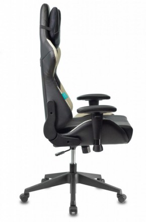 Кресло игровое Бюрократ VIKING 5 AERO WHITE черный/белый в Коротчаево - korotchaevo.ok-mebel.com | фото 8