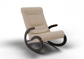 Кресло-качалка Мальта 10-Т-П (ткань/венге) ПЕСОК в Коротчаево - korotchaevo.ok-mebel.com | фото