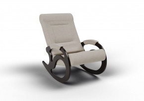 Кресло-качалка Вилла 11-Т-Ш (ткань/венге) ШОКОЛАД в Коротчаево - korotchaevo.ok-mebel.com | фото 1