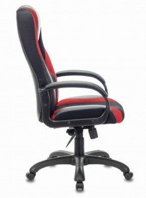 Кресло компьютерное BRABIX PREMIUM "Rapid GM-102" (экокожа/ткань, черное/красное) 532107 в Коротчаево - korotchaevo.ok-mebel.com | фото 3
