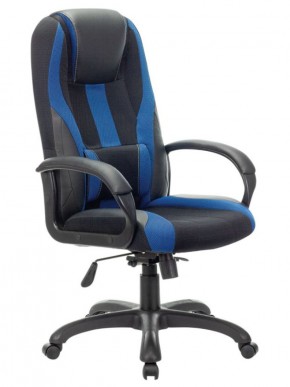 Кресло компьютерное BRABIX PREMIUM "Rapid GM-102" (экокожа/ткань, черное/синее) 532106 в Коротчаево - korotchaevo.ok-mebel.com | фото 1