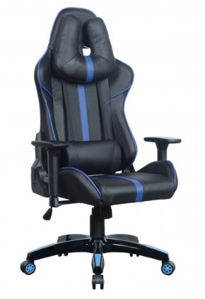 Кресло компьютерное BRABIX "GT Carbon GM-120" (черное/синее) 531930 в Коротчаево - korotchaevo.ok-mebel.com | фото