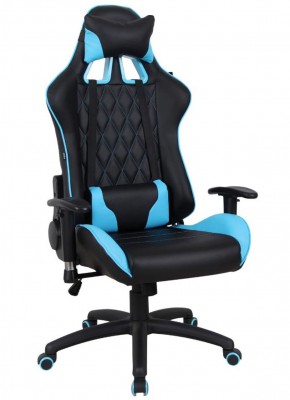 Кресло компьютерное BRABIX "GT Master GM-110" (черное/голубое) 531928 в Коротчаево - korotchaevo.ok-mebel.com | фото