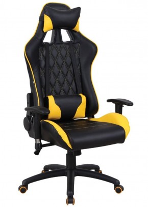 Кресло компьютерное BRABIX "GT Master GM-110" (черное/желтое) 531927 в Коротчаево - korotchaevo.ok-mebel.com | фото