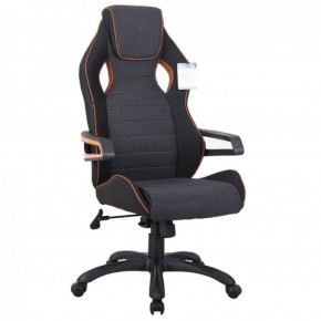 Кресло компьютерное BRABIX Techno Pro GM-003 (ткань черное/серое, вставки оранжевые) 531813 в Коротчаево - korotchaevo.ok-mebel.com | фото