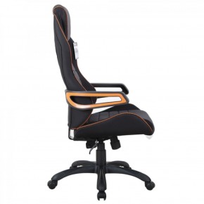 Кресло компьютерное BRABIX Techno Pro GM-003 (ткань черное/серое, вставки оранжевые) 531813 в Коротчаево - korotchaevo.ok-mebel.com | фото 3