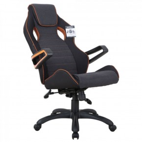 Кресло компьютерное BRABIX Techno Pro GM-003 (ткань черное/серое, вставки оранжевые) 531813 в Коротчаево - korotchaevo.ok-mebel.com | фото 8