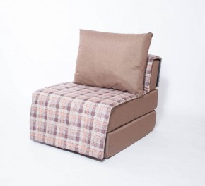Кресло-кровать бескаркасное Харви (коричневый-квадро беж) в Коротчаево - korotchaevo.ok-mebel.com | фото