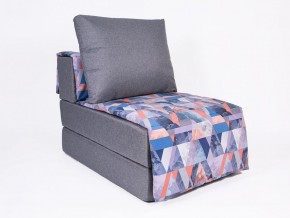 Кресло-кровать бескаркасное Харви (серый-сноу деним) в Коротчаево - korotchaevo.ok-mebel.com | фото