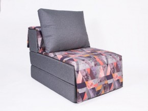 Кресло-кровать бескаркасное Харви (серый-сноу манго) в Коротчаево - korotchaevo.ok-mebel.com | фото