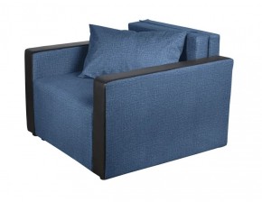 Кресло-кровать Милена с подлокотниками (синий) Велюр в Коротчаево - korotchaevo.ok-mebel.com | фото