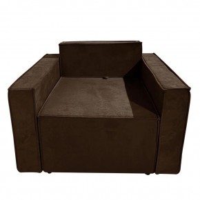 Кресло-кровать Принц КК1-ВК (велюр коричневый) в Коротчаево - korotchaevo.ok-mebel.com | фото