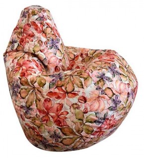 Кресло-мешок Цветы L в Коротчаево - korotchaevo.ok-mebel.com | фото 1