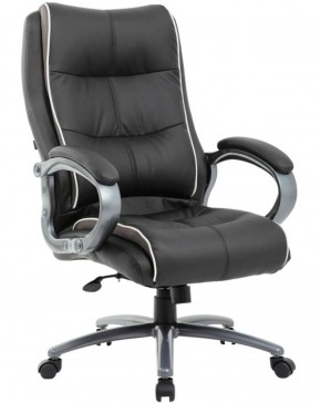 Кресло офисное BRABIX PREMIUM "Strong HD-009" (экокожа черная, ткань серая) 531945 в Коротчаево - korotchaevo.ok-mebel.com | фото