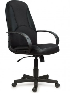 Кресло офисное BRABIX "City EX-512" (кожзам черный, ткань черная) 531407 в Коротчаево - korotchaevo.ok-mebel.com | фото