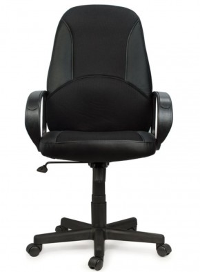Кресло офисное BRABIX "City EX-512" (кожзам черный, ткань черная) 531407 в Коротчаево - korotchaevo.ok-mebel.com | фото 4