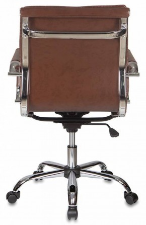 Кресло руководителя Бюрократ CH-993-LOW/BROWN коричневый в Коротчаево - korotchaevo.ok-mebel.com | фото 4