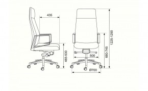 Кресло руководителя Бюрократ _JONS/CASHGREY серый в Коротчаево - korotchaevo.ok-mebel.com | фото 4