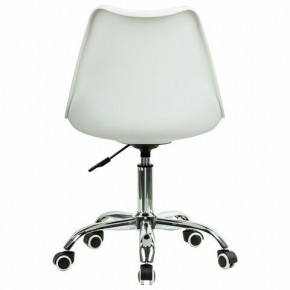 Кресло стул BRABIX "Eames MG-310 CH", хром, пластик белый, ткань серая, 532924 в Коротчаево - korotchaevo.ok-mebel.com | фото 4