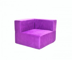 Кресло-угловое-модуль бескаркасное Тетрис 30 (Фиолетовый) в Коротчаево - korotchaevo.ok-mebel.com | фото