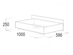 Кровать 1.4 каркас + спинка головная + 2 ящика Ольга-14 без основания в Коротчаево - korotchaevo.ok-mebel.com | фото 4