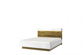 Кровать 160 с подъемником, TORINO, цвет белый/Дуб наварра в Коротчаево - korotchaevo.ok-mebel.com | фото