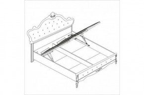 Кровать 1800 Мишель с мягким изголовьем в Коротчаево - korotchaevo.ok-mebel.com | фото 3