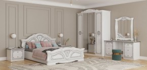 Кровать 2-х спальная 1600*2000 Грация (12.116) без основания (белый/серебро) в Коротчаево - korotchaevo.ok-mebel.com | фото 2