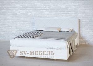 Кровать 1400 двойная №1 изголовье Ромб в Коротчаево - korotchaevo.ok-mebel.com | фото 1