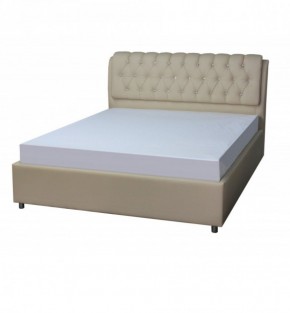 БЕЛИСТА Кровать 1800 бежевая (экокожа) в Коротчаево - korotchaevo.ok-mebel.com | фото
