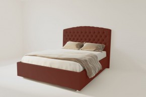 Кровать Берлин без основания 1200 (велюр бордо) в Коротчаево - korotchaevo.ok-mebel.com | фото