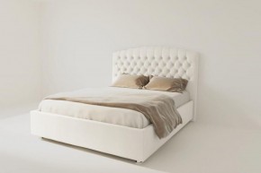 Кровать Берлин без основания 1600 (экокожа белая) в Коротчаево - korotchaevo.ok-mebel.com | фото
