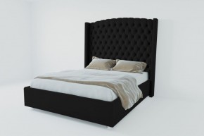 Кровать Берлин ЛЮКС с ПМ 1200 (экокожа кольт ч) в Коротчаево - korotchaevo.ok-mebel.com | фото 2