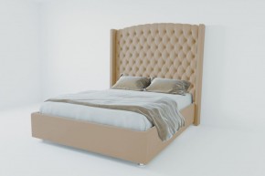 Кровать Берлин ЛЮКС с ПМ 800 (велюр светло-серый) в Коротчаево - korotchaevo.ok-mebel.com | фото 2