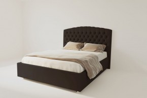 Кровать Берлин с ПМ 900 (экокожа коричневая) в Коротчаево - korotchaevo.ok-mebel.com | фото 2