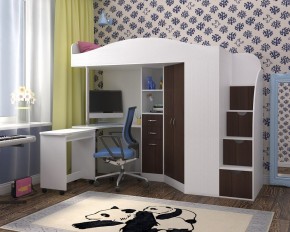 Кровать-чердак Юниор 4 (800*1900) в Коротчаево - korotchaevo.ok-mebel.com | фото 2