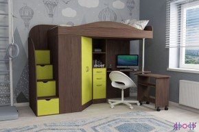 Кровать-чердак Юниор 4 (800*1900) в Коротчаево - korotchaevo.ok-mebel.com | фото 7