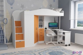 Кровать-чердак Юниор 4 (800*1900) в Коротчаево - korotchaevo.ok-mebel.com | фото 9