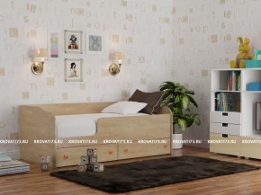 Кровать детская Панда с бортом и ящиками (сп/м 1200*1900) в Коротчаево - korotchaevo.ok-mebel.com | фото