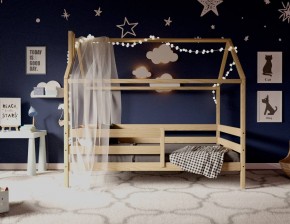 Кровать-домик 80*160 без покраски (без ящиков) в Коротчаево - korotchaevo.ok-mebel.com | фото