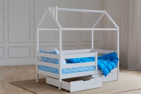 Кровать-домик 80*190 Белый в Коротчаево - korotchaevo.ok-mebel.com | фото 4