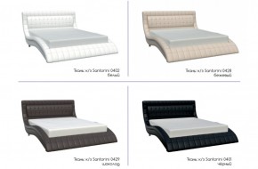 ВИРГИНИЯ Кровать 1600 (экокожа черная) в Коротчаево - korotchaevo.ok-mebel.com | фото 3
