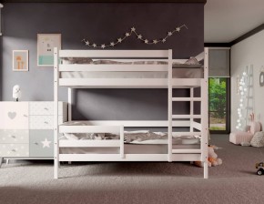 Кровать двухъярусная без крыши 80*190 Белый в Коротчаево - korotchaevo.ok-mebel.com | фото 2